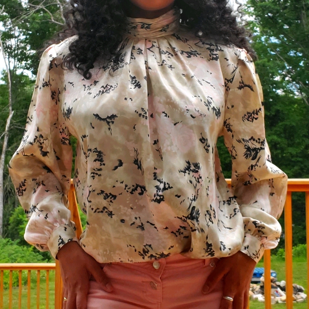 Vintage silky top